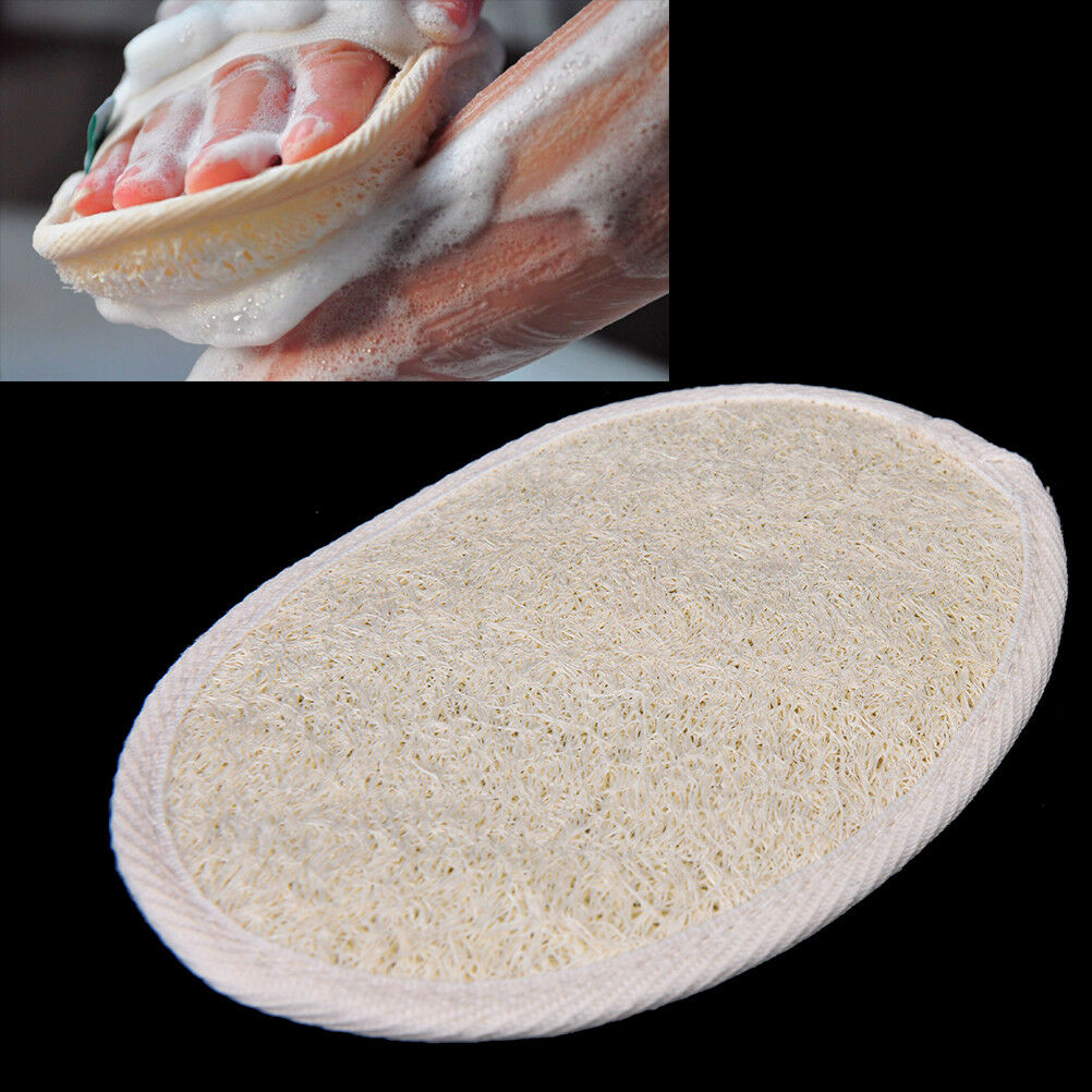 Exfoliating Loofah Pad Natural Cleaning Sponge Scrubber Bath Spa Shower Br.l8