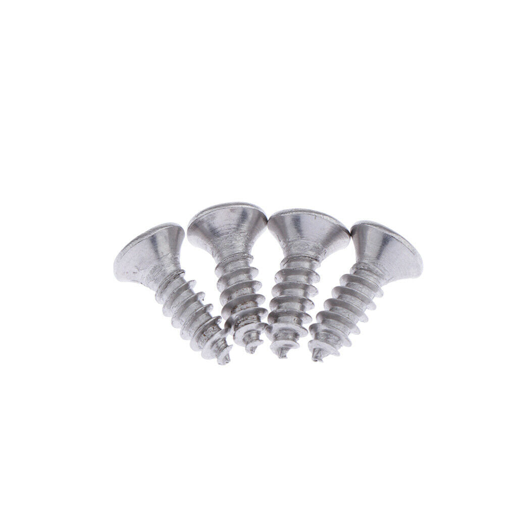 2pcs Stainless Steel Marine C Type Pad Eye Straps Accessories with 4 Screws
