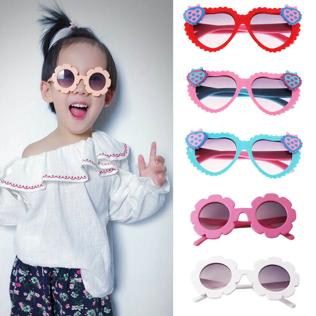 2x Fashion Cute Kids Sunglasses Children Boys Girls Goggles for Summer Beach