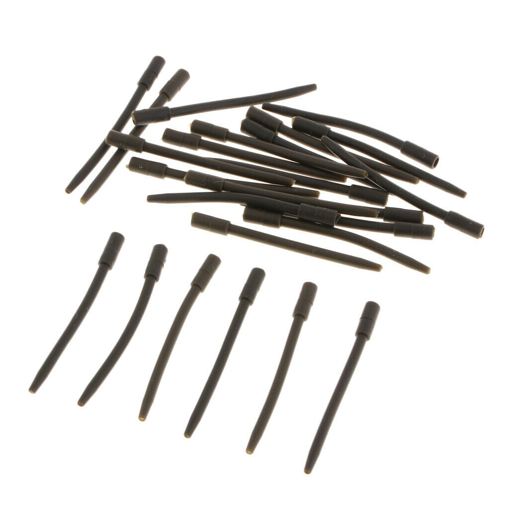 100Pcs Lightweight Inline Lead Inserts Sleeves Rig Tube Carp Fishing Tackle