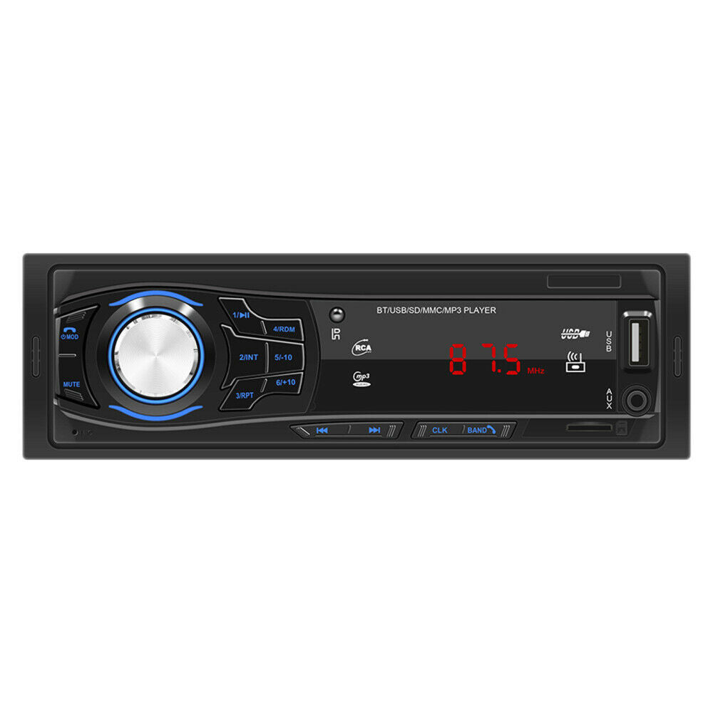 12V Car Bluetooth MP3 Player FM Radio Support TF Card U Disk Player Auto Audio/