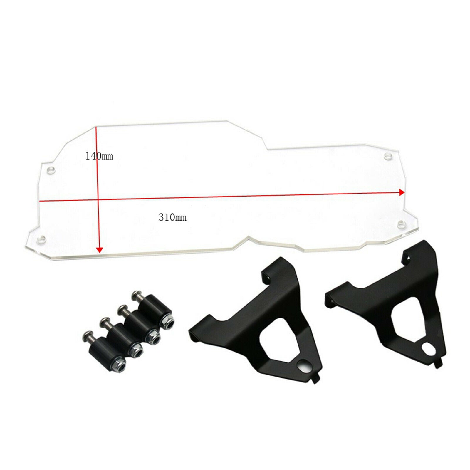 Clear Motorcycle Accessories Headlight Lamp Guard for BMW F650GS 08-17