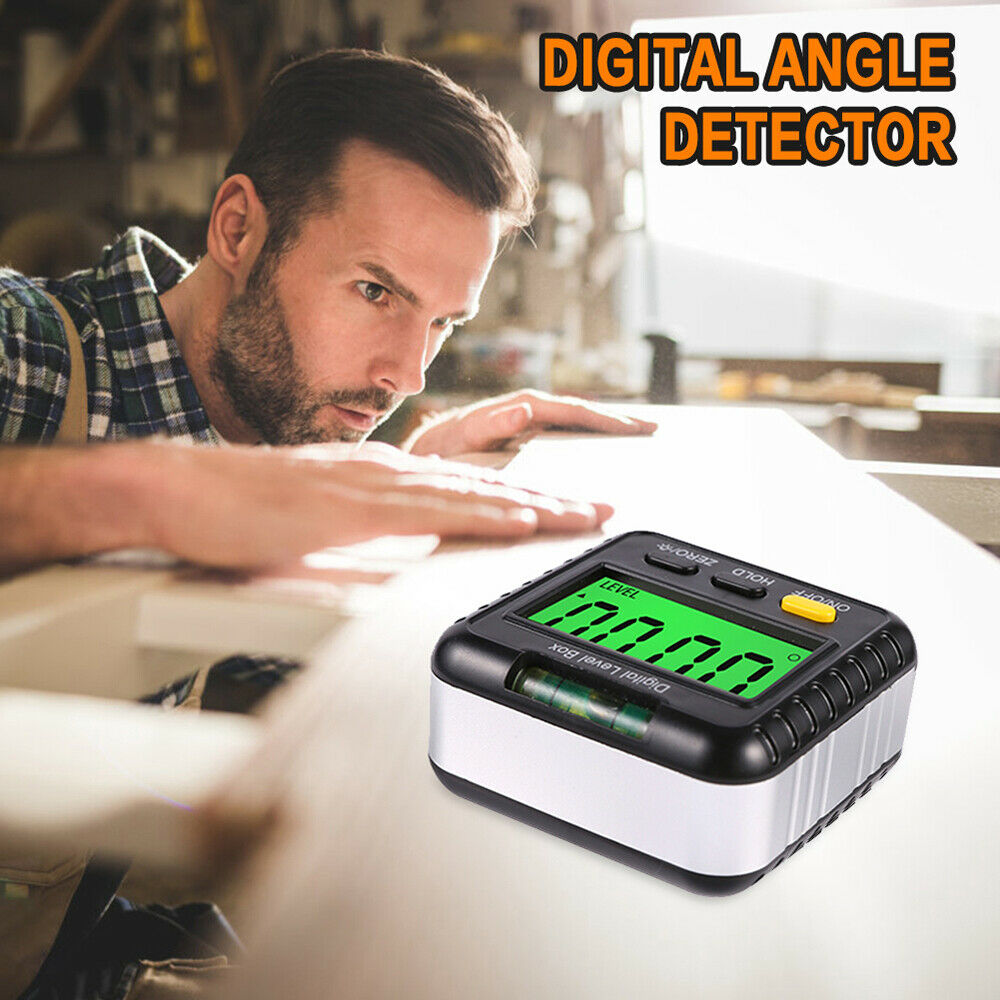 Level Gauge Digital LCD Protractor Magnetic Inclinometer Digital Angle Finder LI