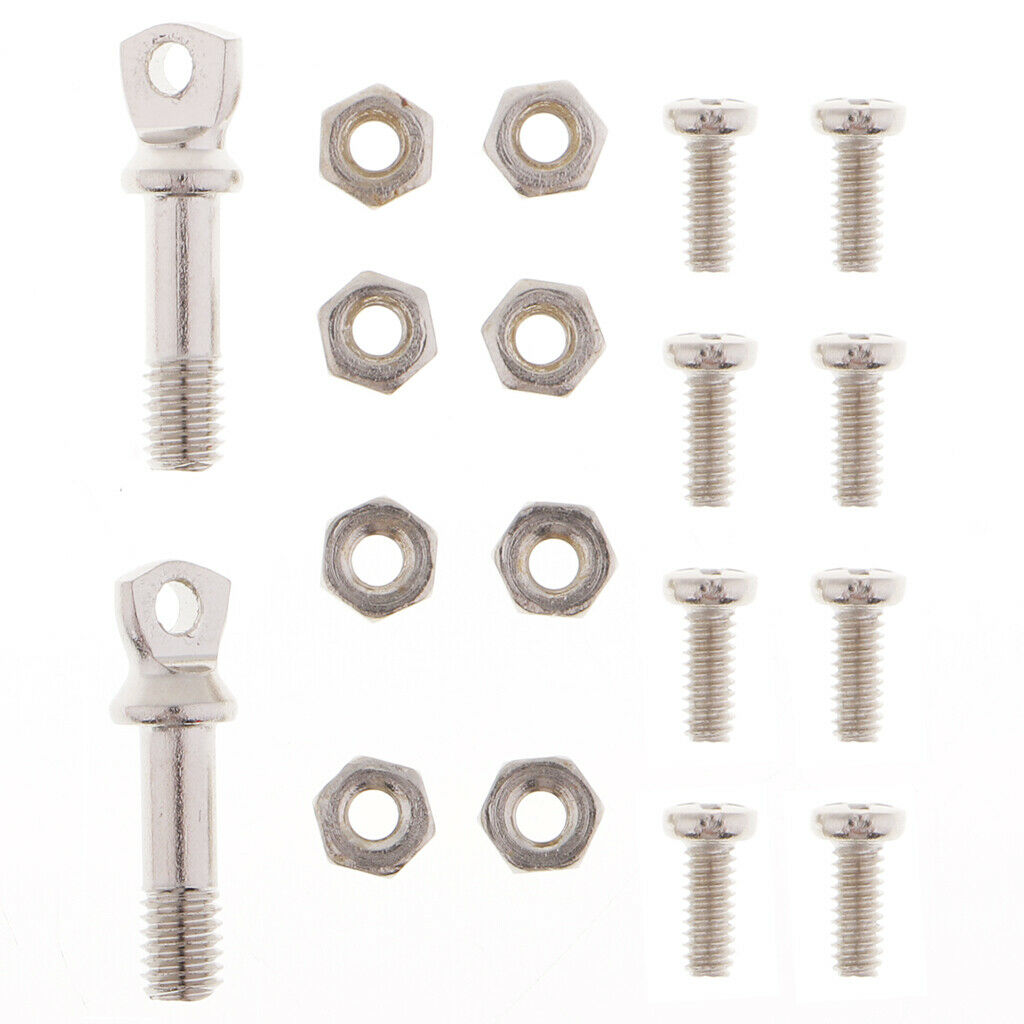 1 Set Tow Hook Towbar Chain Hook Deco Parts For 1/10 RC Car