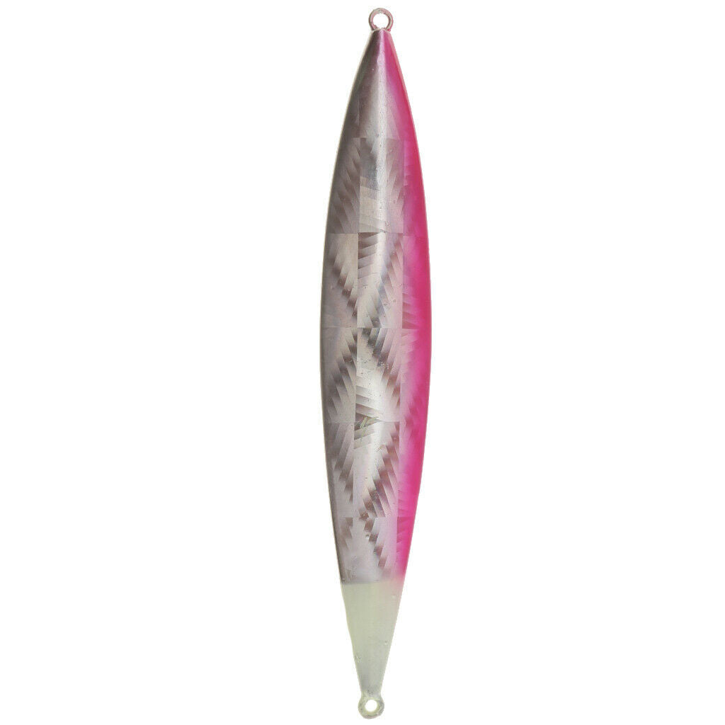 250g Heavy Fishing Lures Metal Bait Casting Lures Deep Spoon Bass Jig Purple