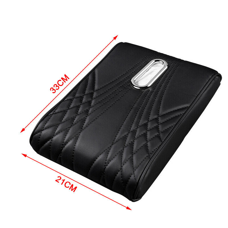 Car PU Armrest Memory Foam Central Control Cover Cover Pad Cushion Tissue Box