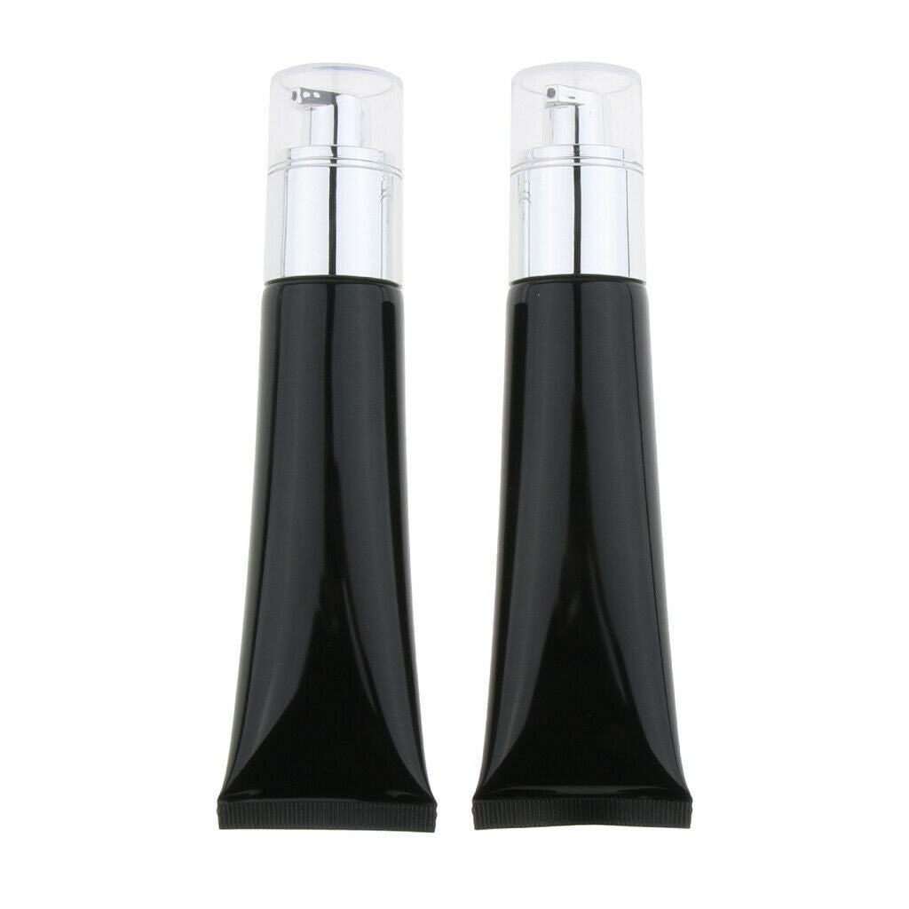 4 Pieces Travel Empty Pump Bottle Cosmetic Makeup Balm Tubes Container 50ml
