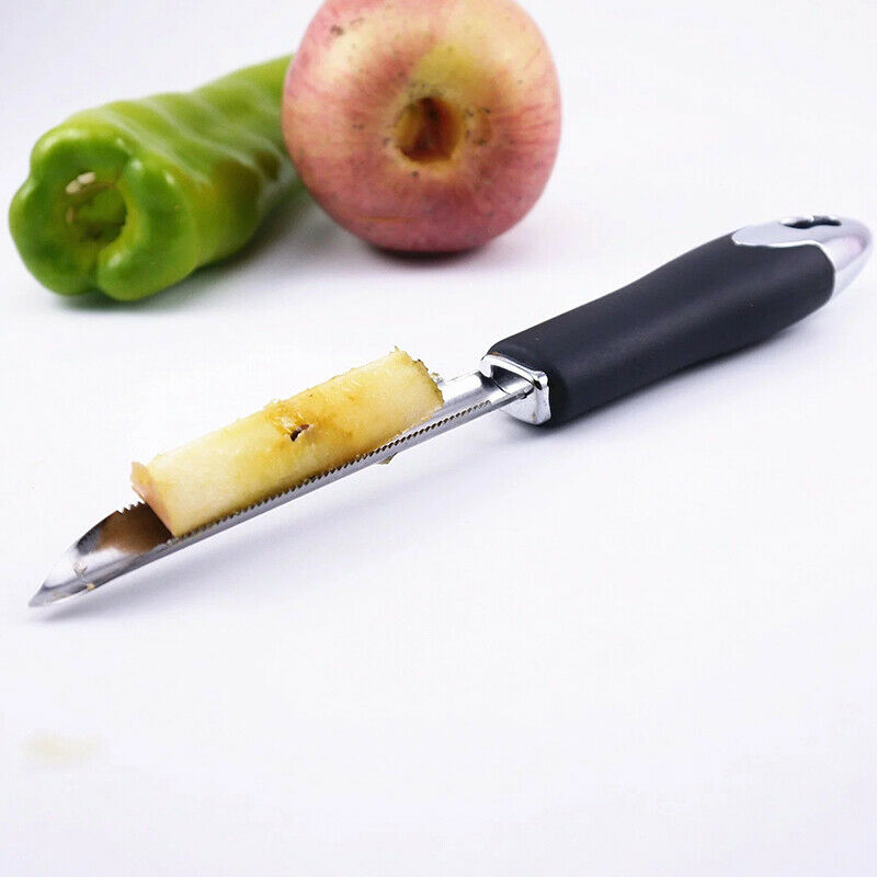 Chili Pepper Corer Stainless Steel Zucchini Courgette  Serrated Edge Core.l8