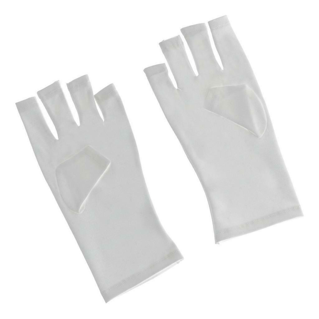 1 Pair Anti UV Hand Protector Shield Protection Short Gloves for Dryer Lamp