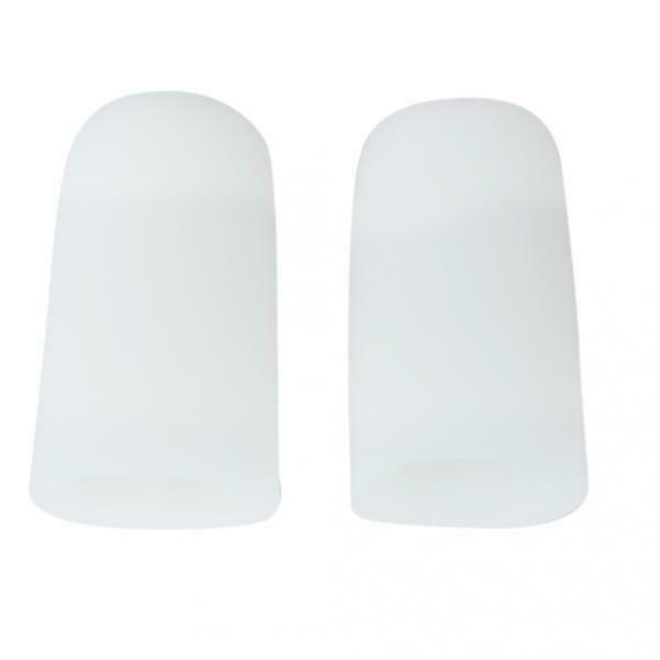 5 Pair Soft Gel Toe Caps Protectors Cushion Pads for Ingrown Toenails White