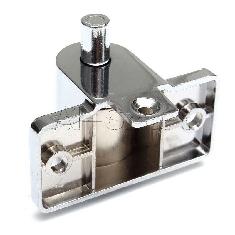 Window Door Bolt Catch Push Lock Aluminum Sliding Patio Sash Security Key Screw