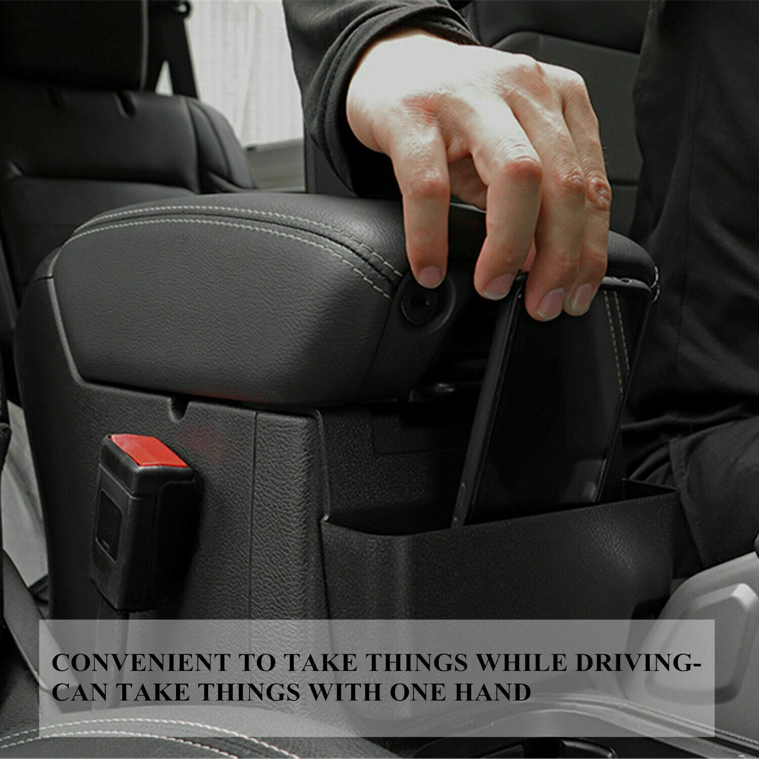 Front Center Console Armrest Storage Box For Jeep Wrangler JL JLU 2018-2020 2021