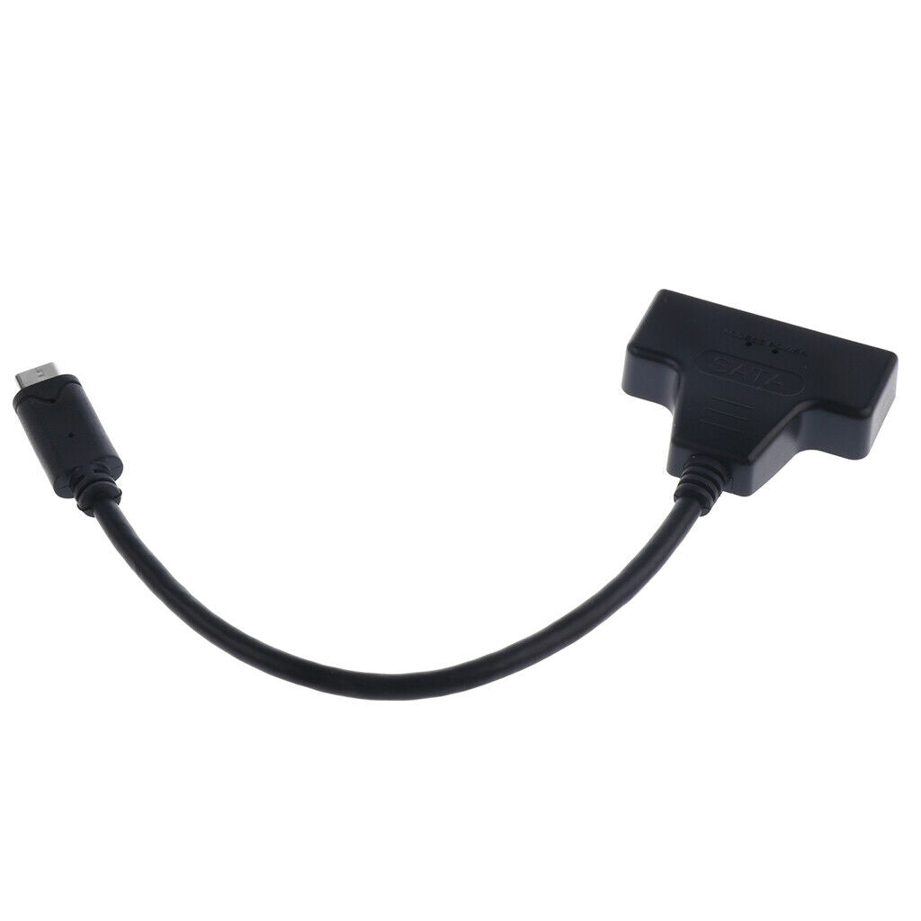 USB 3.1 Type C to SATA 22Pin (7 Pin+15 Pin) Converter Cable for 2.5" HDD