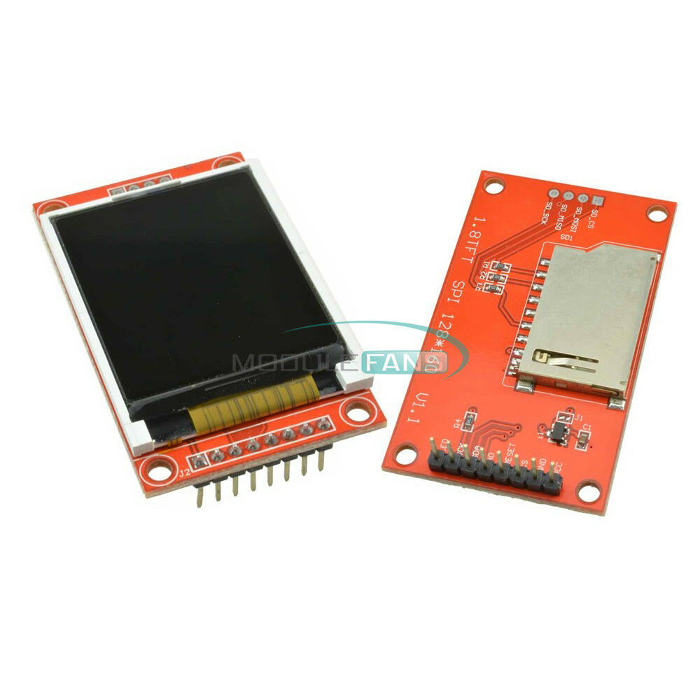 1.8 inch TFT SPI SD Card 128x160 LCD Display Module AVR PIC ARM STM32 ST7735