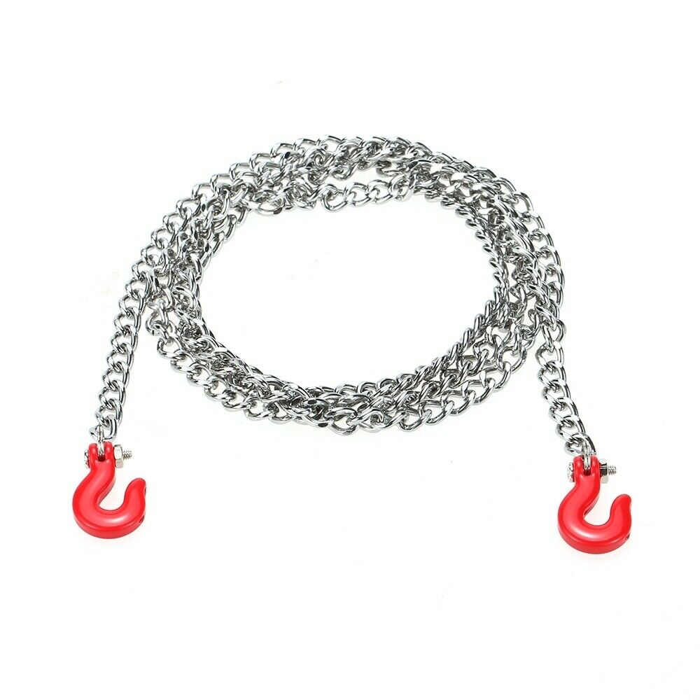 Accessory set -Tow rope, tow rope, steel rope with pintle hook for 1:10 RC Axial
