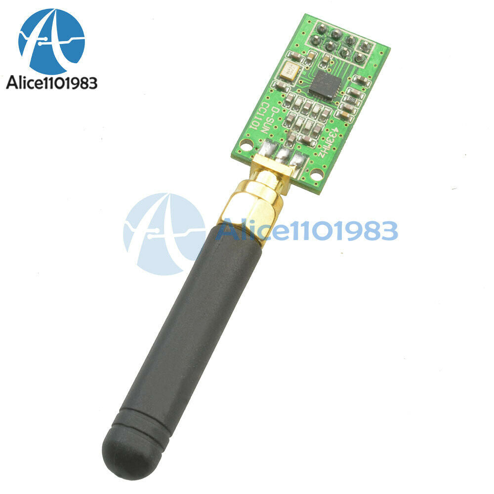 5PCS CC1101 Wireless Transceiver 315/433/868/915MHZ + SMA Antenna Module