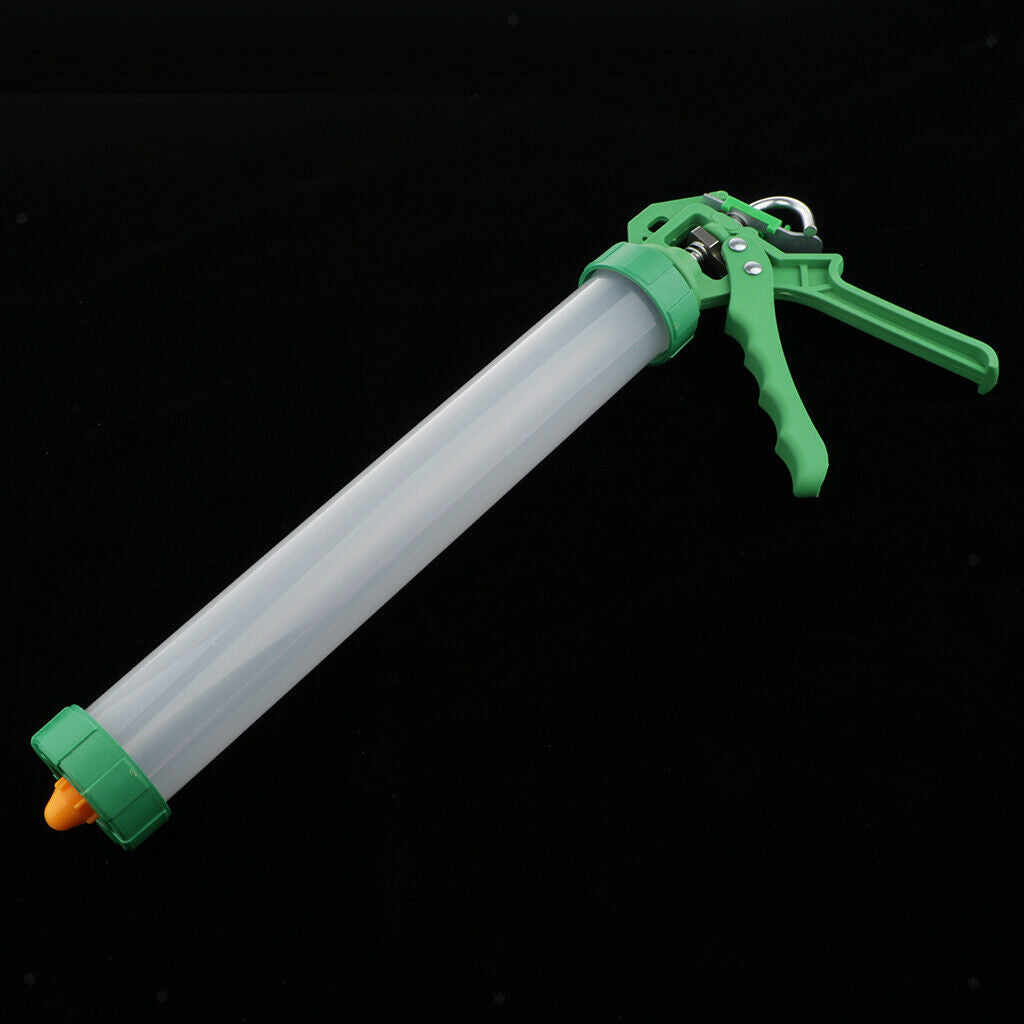 Adjustable Clear Caulking Gun Air Powered Dispensing Gun Spout Cutter 40cm