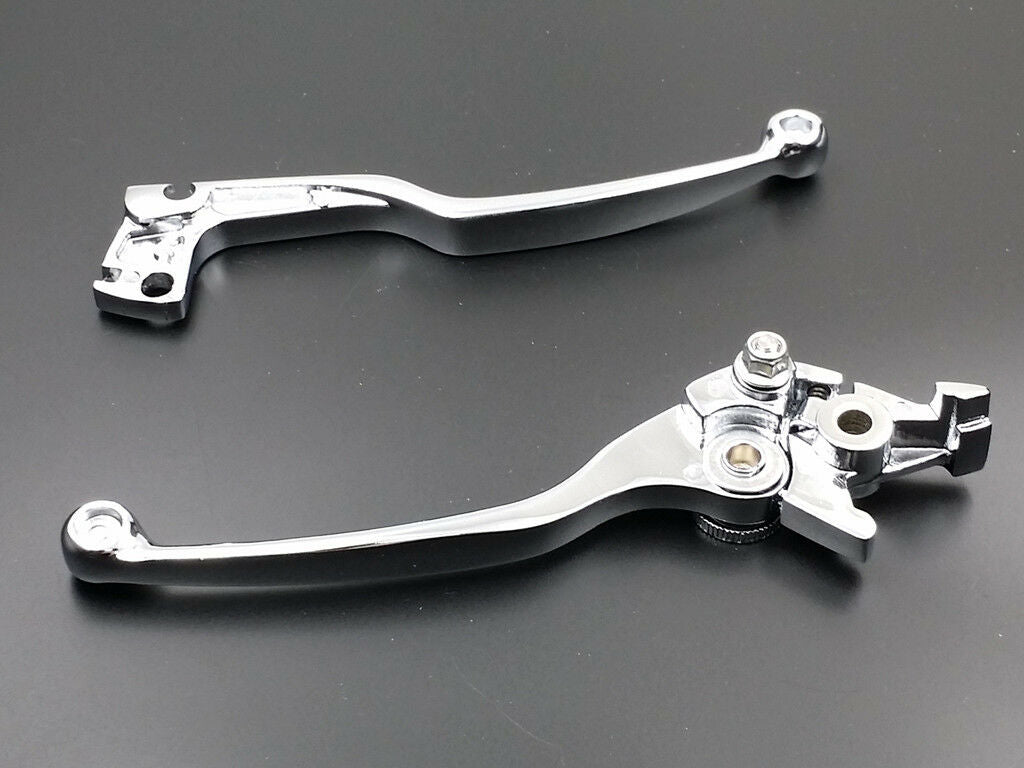 Chrome Brake Clutch Lever For Suzuki 92-06 600F 89-06 750F 01-07 SV650 SV650S