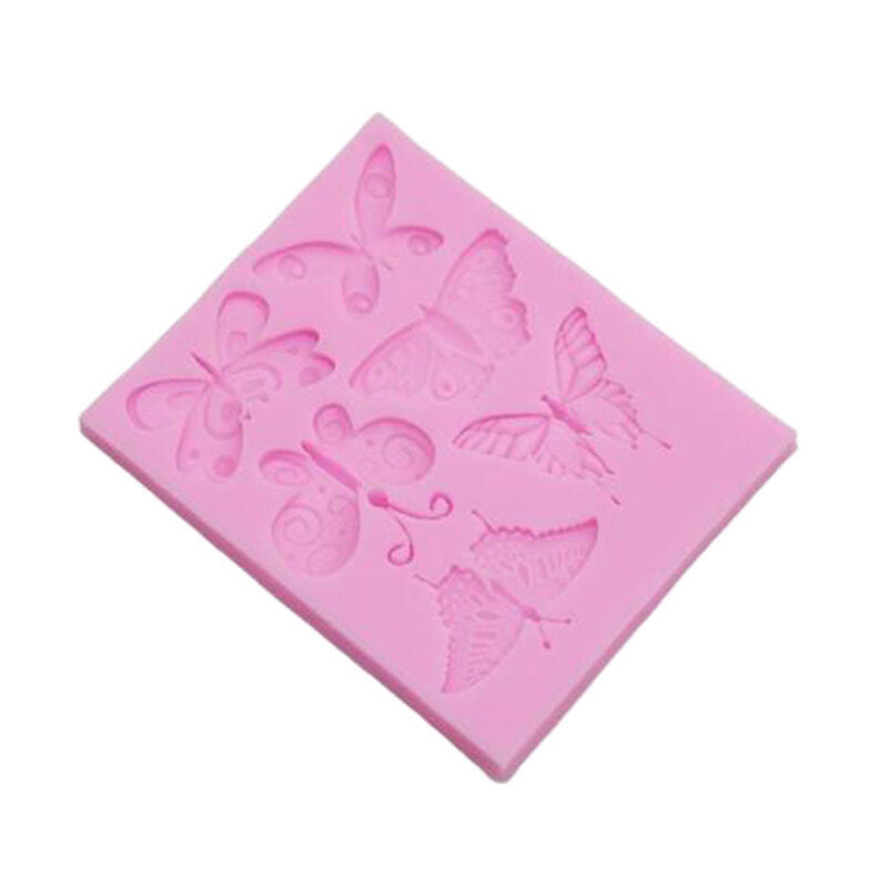 Butterfly Shape Silicone Fondant Cake Mold Decorating Chocolate Bakeware Moul_DD
