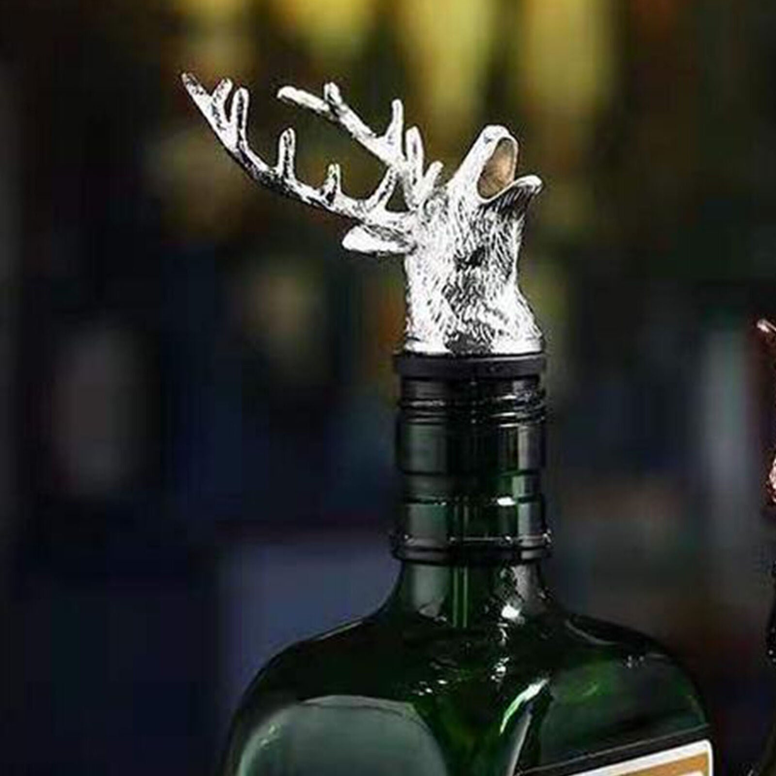 Animal Head-Wine Pourer Spout,Wine Bottle Stopper for Bar and Home Accessories