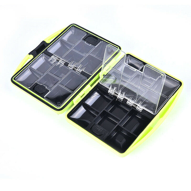 Fishing Tackle Box Waterproof Bait Lure Hooks Storage Boxes Carp Fly FishinS NC