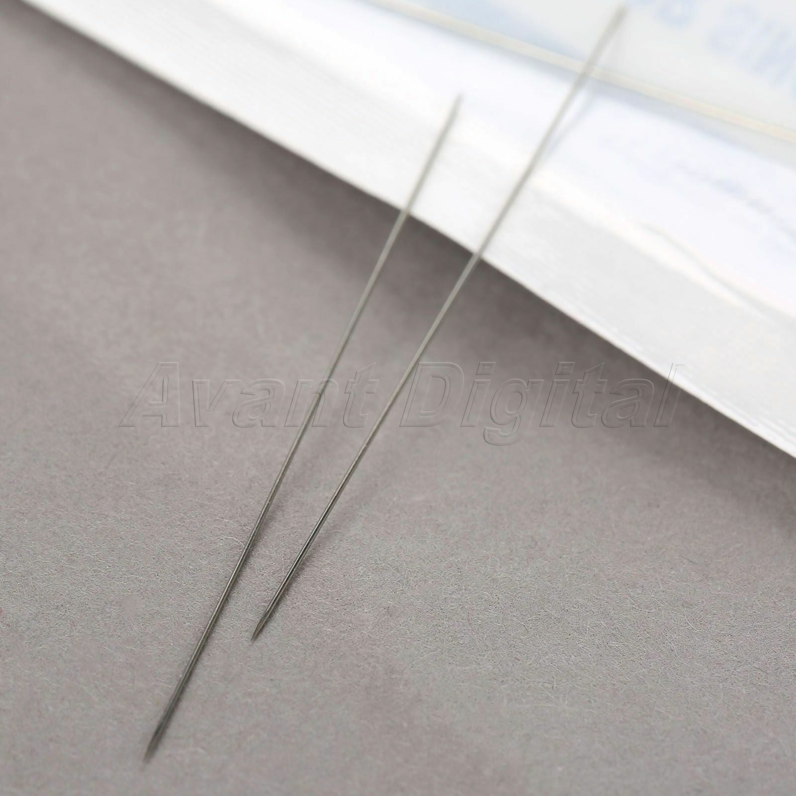50pcs Professional 0.4mm 1R Eyebrow Tattoo Microblading Needles Stainless Steel