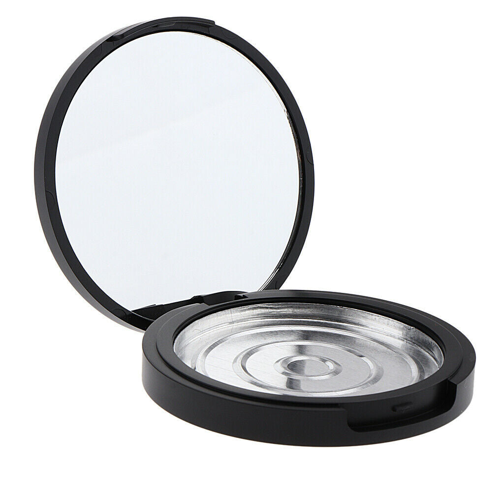 2 Pieces Empty Eyeshadow Bread Cosmetic Container, with Inner Mirror