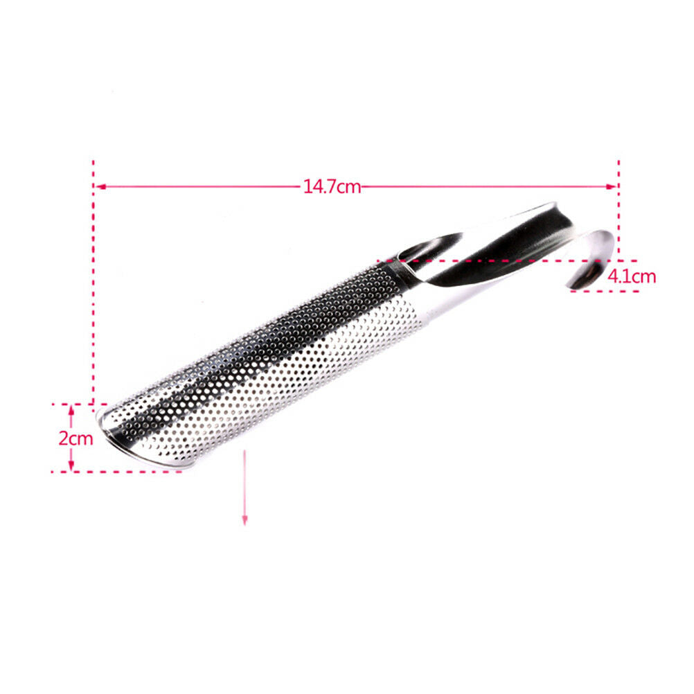 Stainless Steel Tea Infuser Pipe Design Metal Tea Strainer for Mug Filter .l8