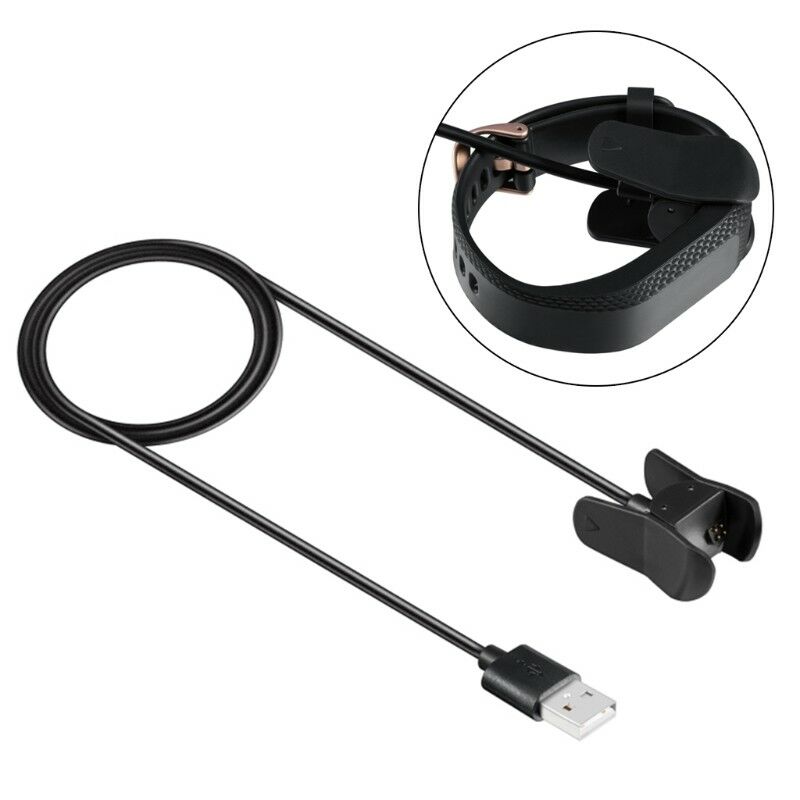 USB Data Charging Clip Cradle Charger Cable For Garmin Vivosmart 3 Watch Tracker