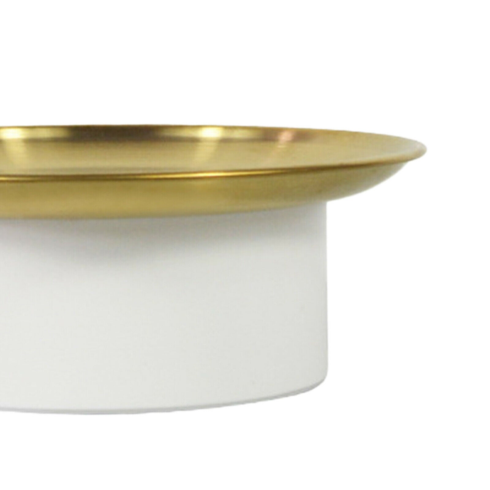 Nordic Storage Box Aluminum Alloy Lidded Storage Countertop White Big
