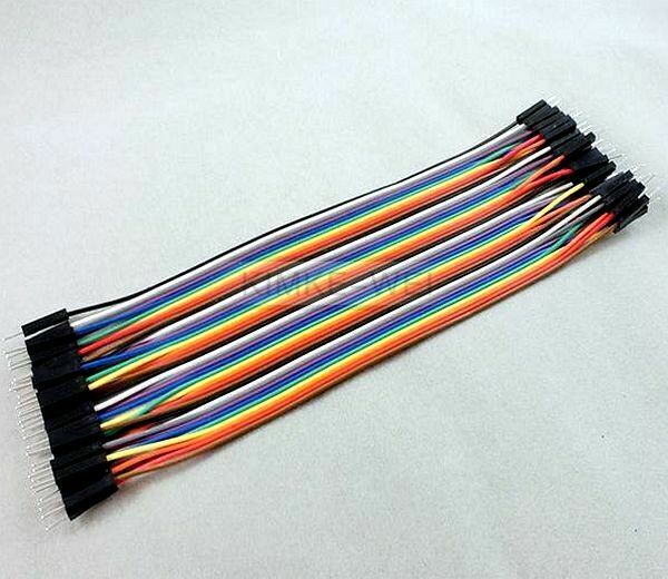 40x 20cm 2.54mm Male to Male Dupont jumper wire cable for Arduino Breadboard