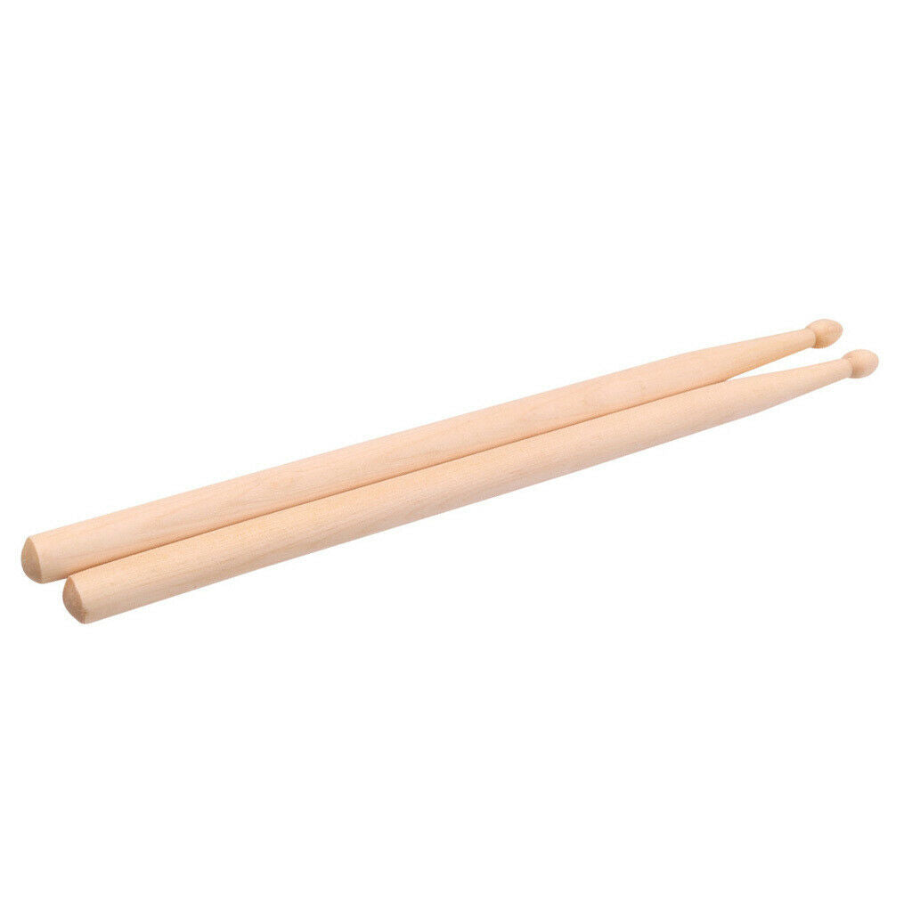 2X Maple 5A Drumsticks Drum Sticks for Music Band Exercise