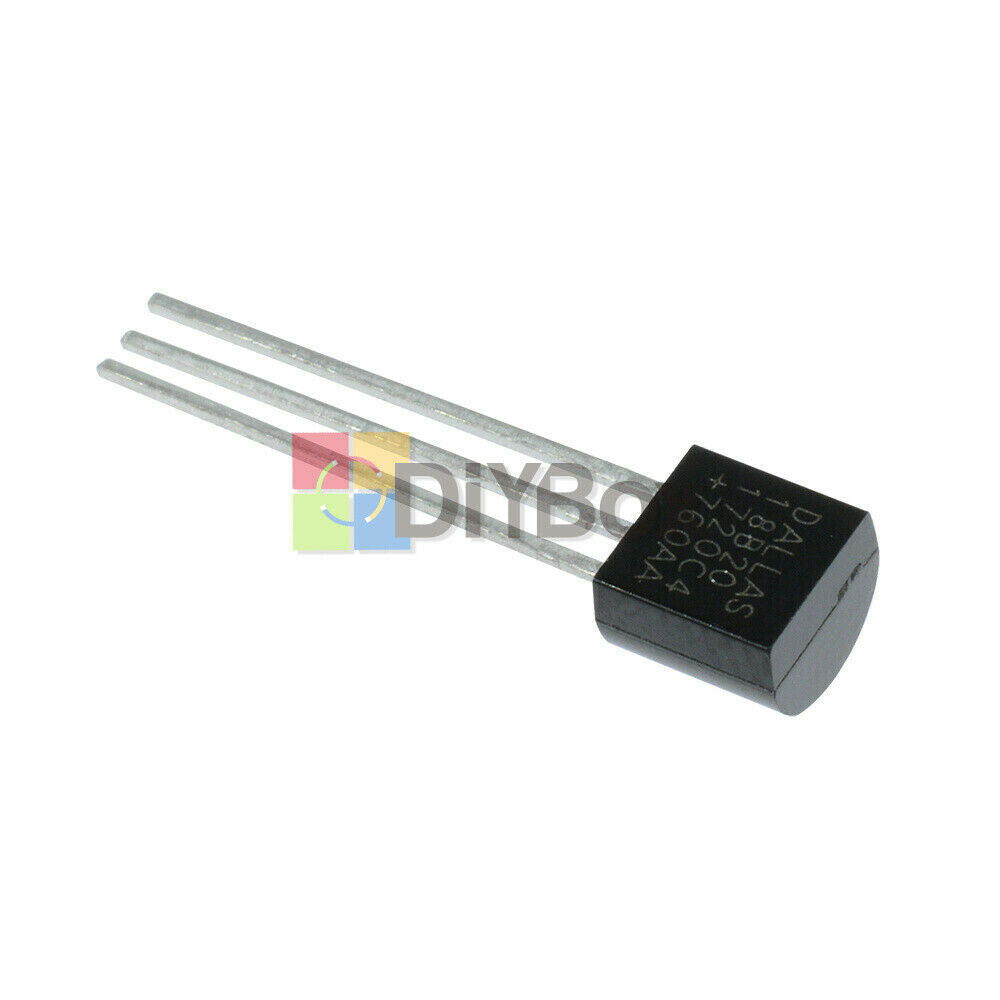 100PC DS18B20 TO-92 9-12bit Dallas Temperature Sensor Thermometer Sensor 3V-5.5V