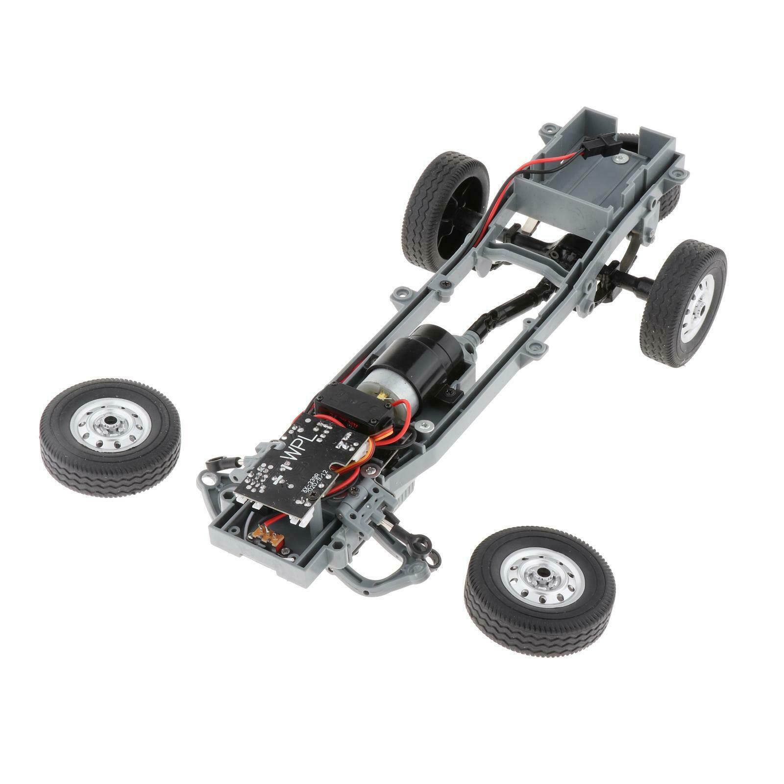 1/10 scale Electric RC Car Carbon Fiber Body Frame Chassis Kit with 4