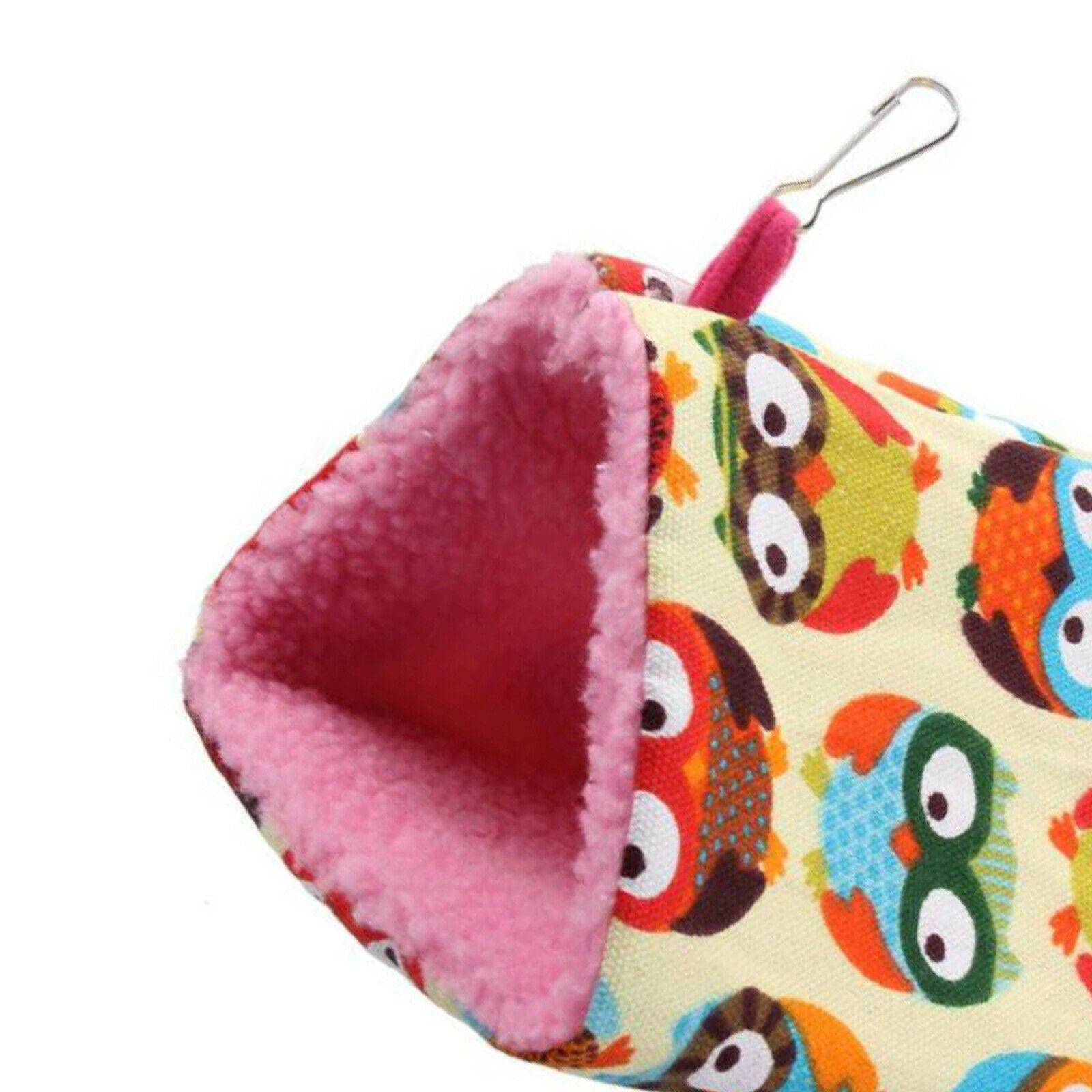 Pet Bird Parrot Budgie Hammock Cage Hut Tent Bed Hanging Cave Bed Owl S