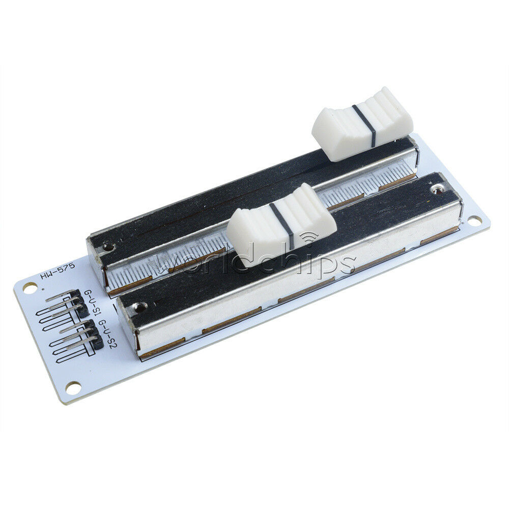 Double Row Slide Potentiometer Simulation Block Linear 10K analog Sensor Module