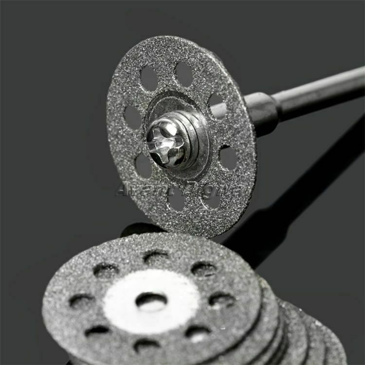 Diamond Disc Cut Off Wheels Rotary Cutting Tool w/Arbor Drill Power 2 Mandrel