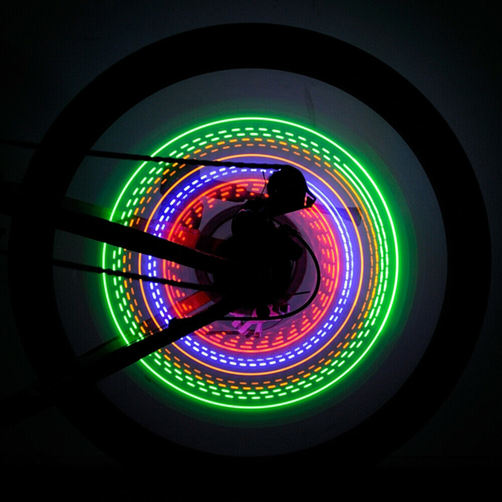32 LED 32 Modes Bicycle Wheel Signal Tire Spoke Light Bike Lamp Waterproof
