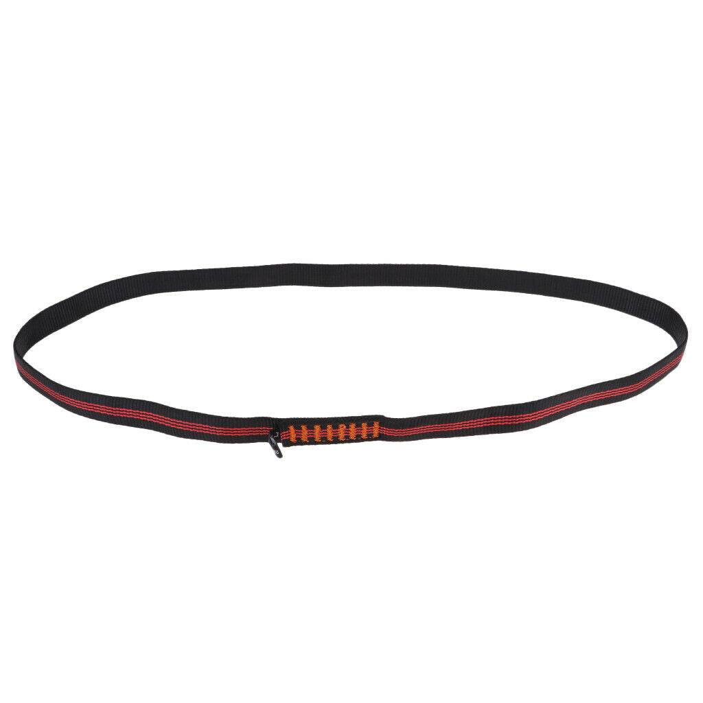 3 Pieces Polyester Rock Climbing Sling Webbing Rope Flat Belt Protector