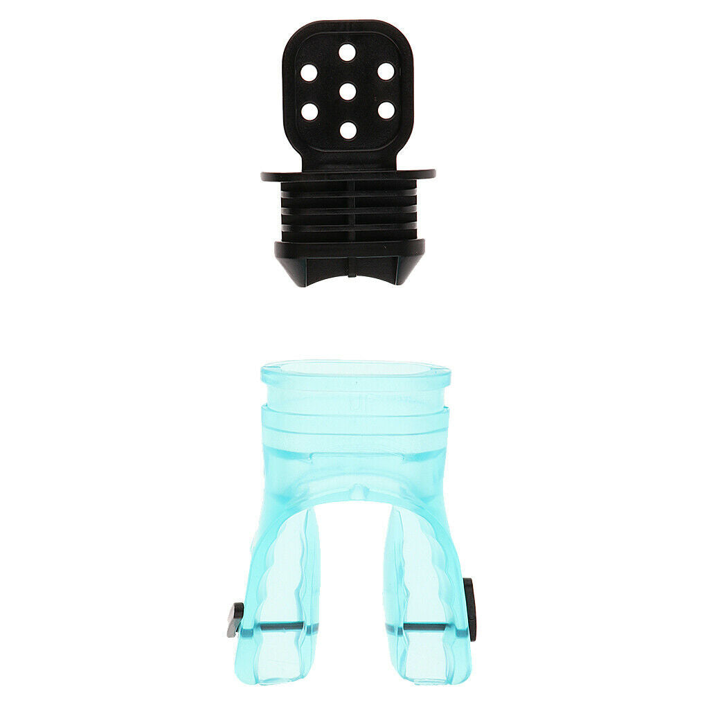 2X Silicone Scuba Diving Dive Snorkel Moldable Bite Mouthpiece Regulator Green