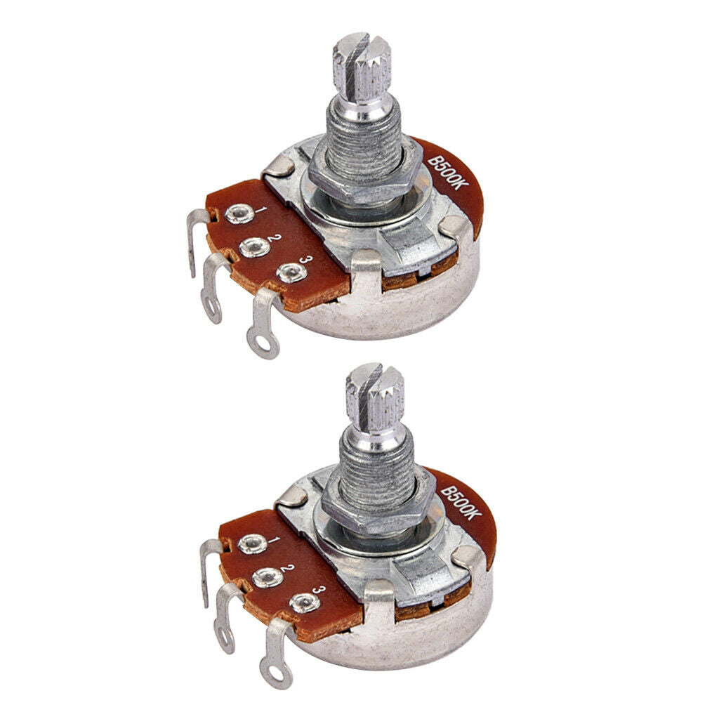 10x B500K Potentiometer For Electric Guitar Push Pull Control Guitar Tone Pot