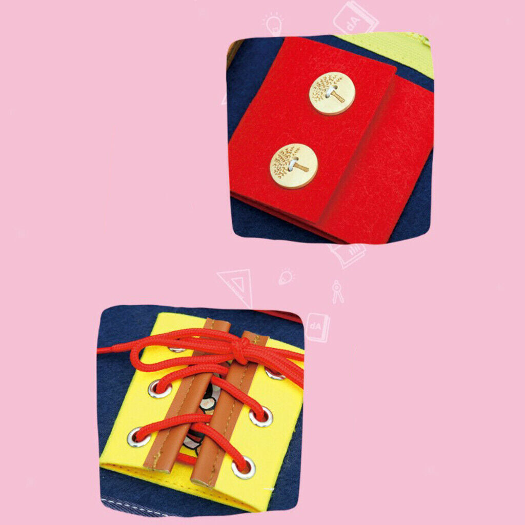 Busy Board for Toddlers Basic Skills Sensory Toys Fine Motor Traveling Game