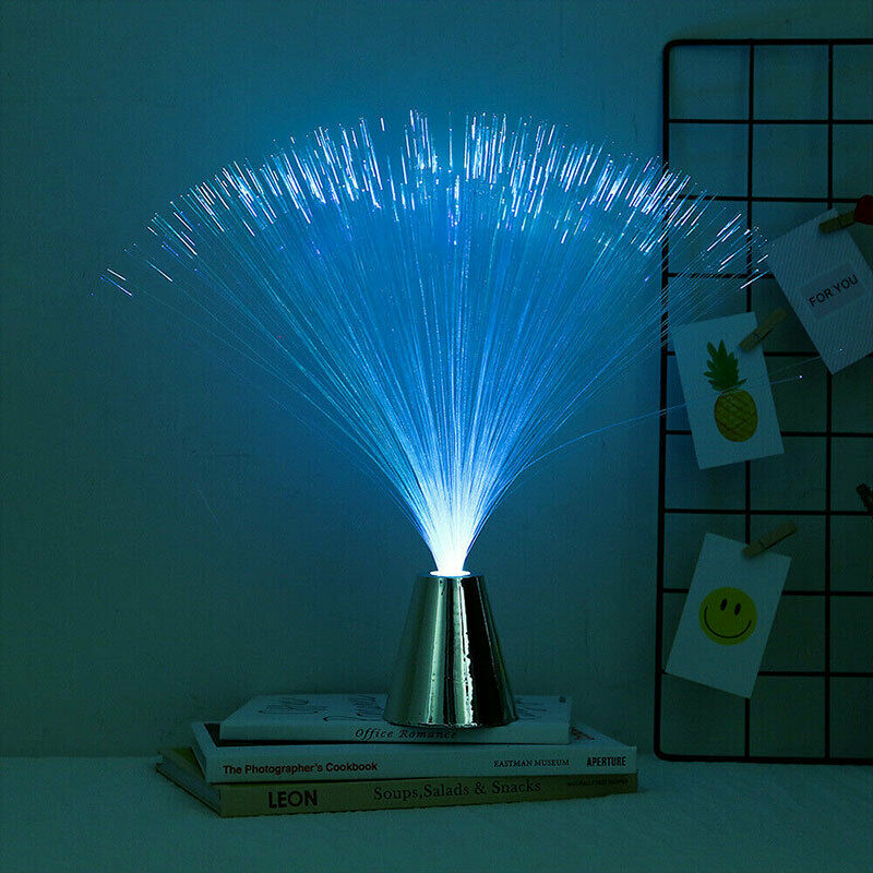 Multicolor LED Fiber Optic Light Night Lamp Christmas Wedding Holiday Hom.l8