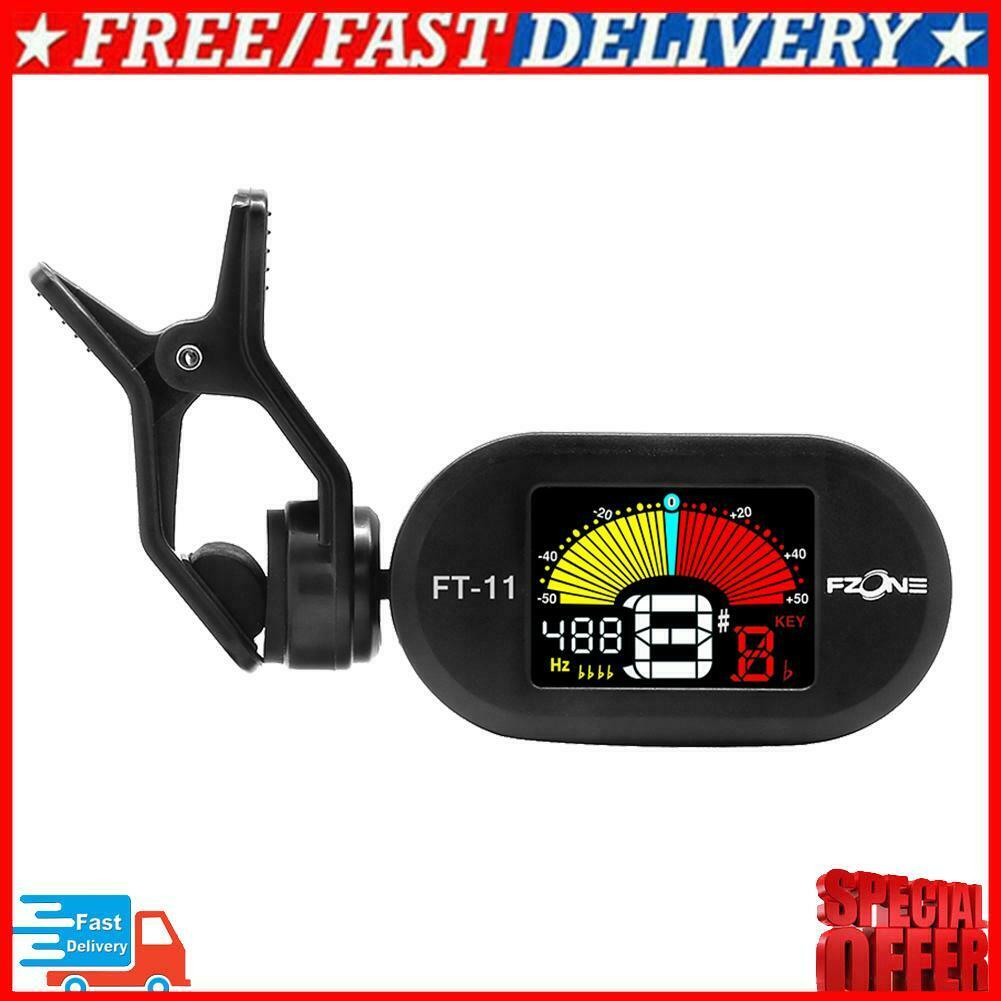 FT-11 Clip-on Tuner for Guitar Bass Violin Ukulele Guitar Tuning Instrument