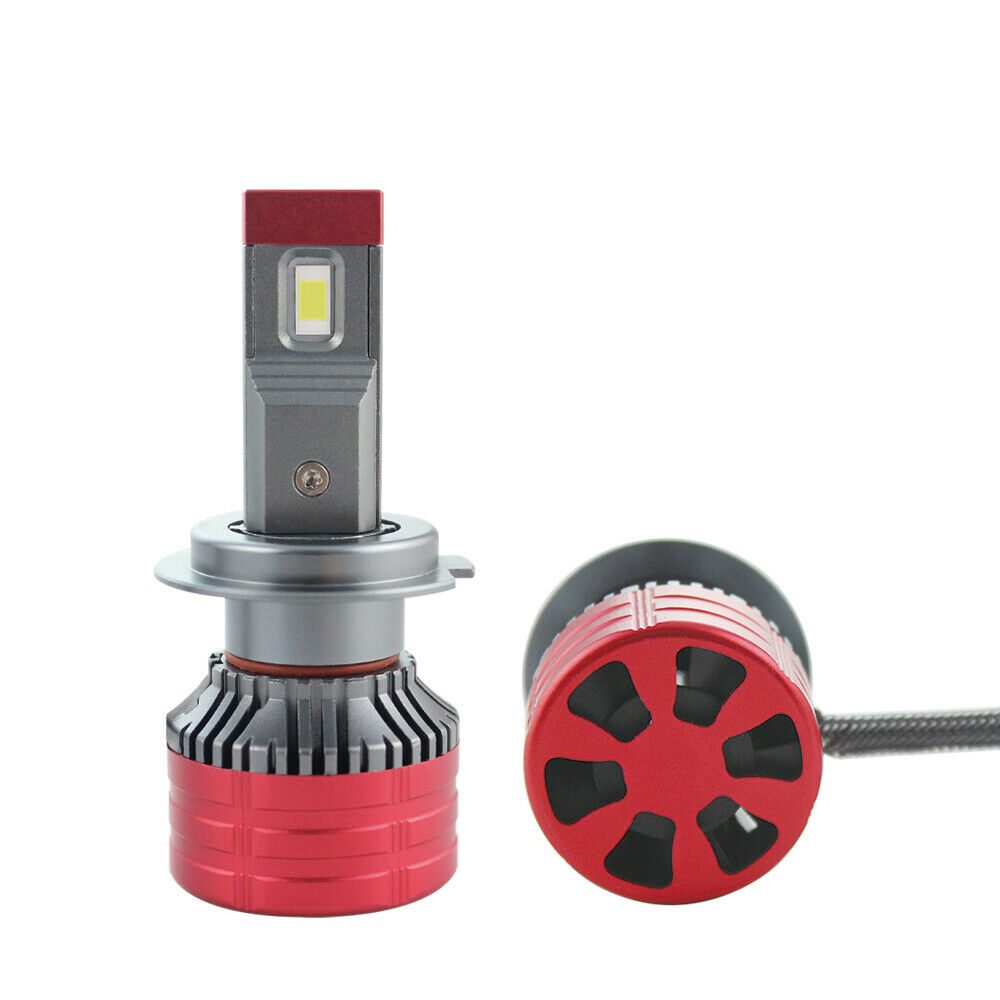 1Pair Auto Canbus Free Anti-Flicker H7 Mini Led Headlights 80W/Set 18000LM 6000K
