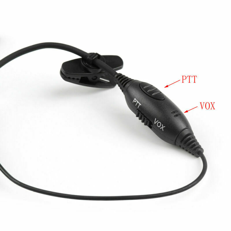 5x G-Shape Earpiece Headset Earphone PTT MIC Vox For GP328/338/380 H550  AT2