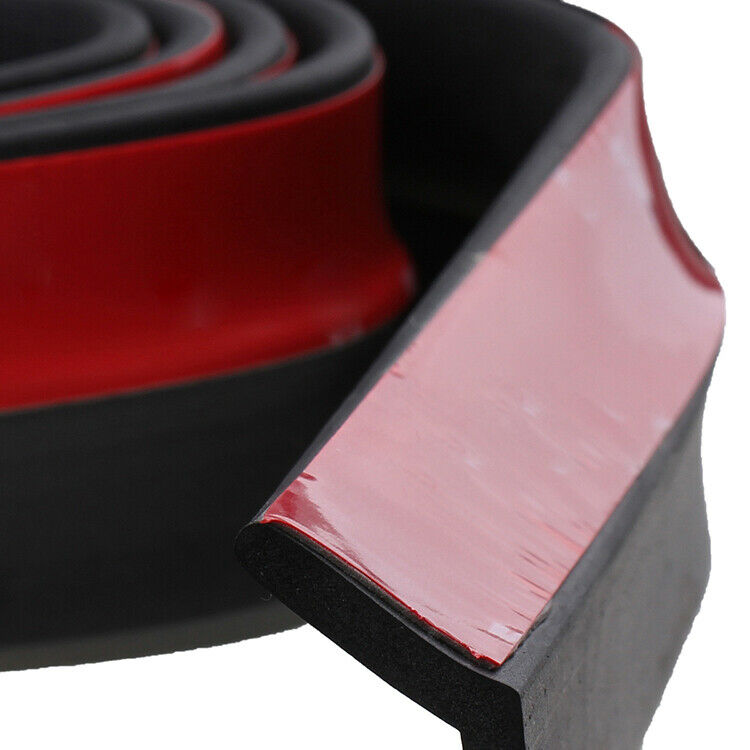 Front Bumper Spoiler Chin Splitter Trim Body Protector Universal 8.2ft Strip
