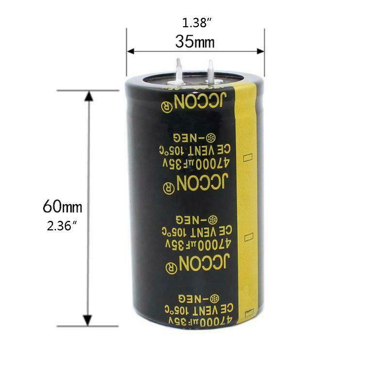 35V 47000uF Aluminum Electrolytic Capacitor 35x60mm High Frequency Low ESR