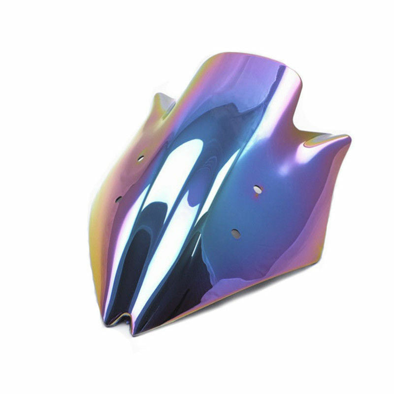 Dark Double Bubble Motorbike Windshield Windscreen for Kawasaki Z1000 2007-2009