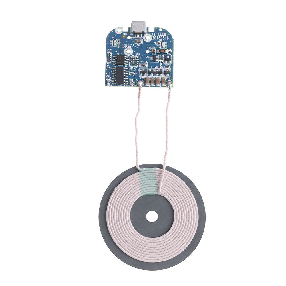 1Pc Qi wireless charger transmitter module coil circuit board fast charging XC